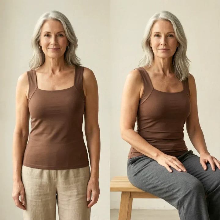 Elara| Built-In Comfort Bra Tanktop