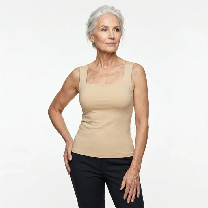 Elara| Built-In Comfort Bra Tanktop