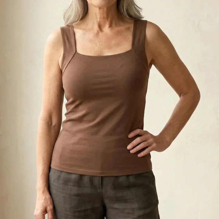 Elara| Built-In Comfort Bra Tanktop
