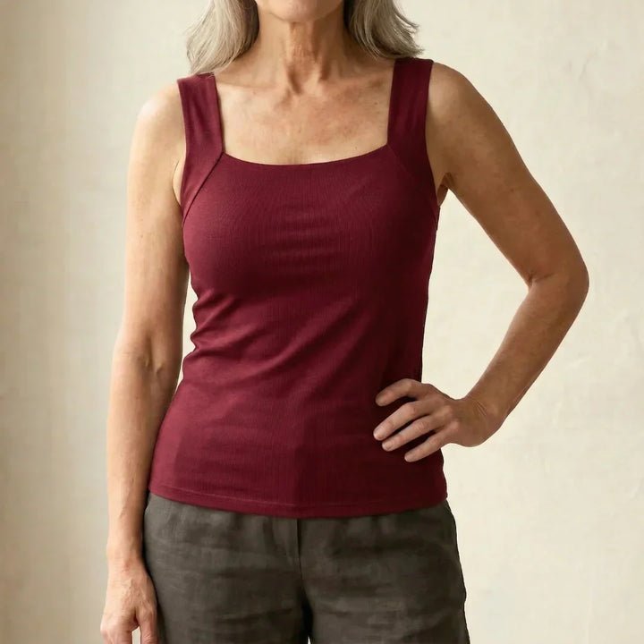Elara| Built-In Comfort Bra Tanktop
