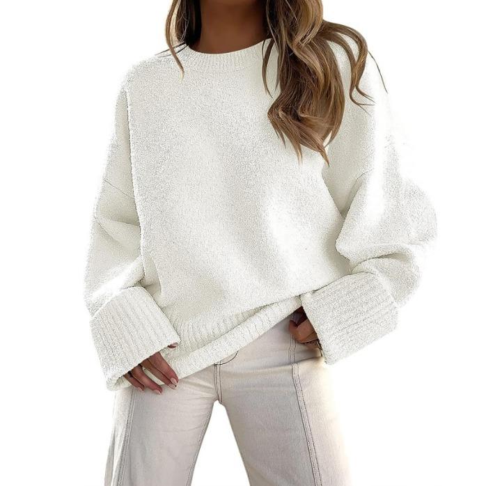 STELLA™ - Long Sleeve Crewneck Pullover Sweater for Everyday Warmth