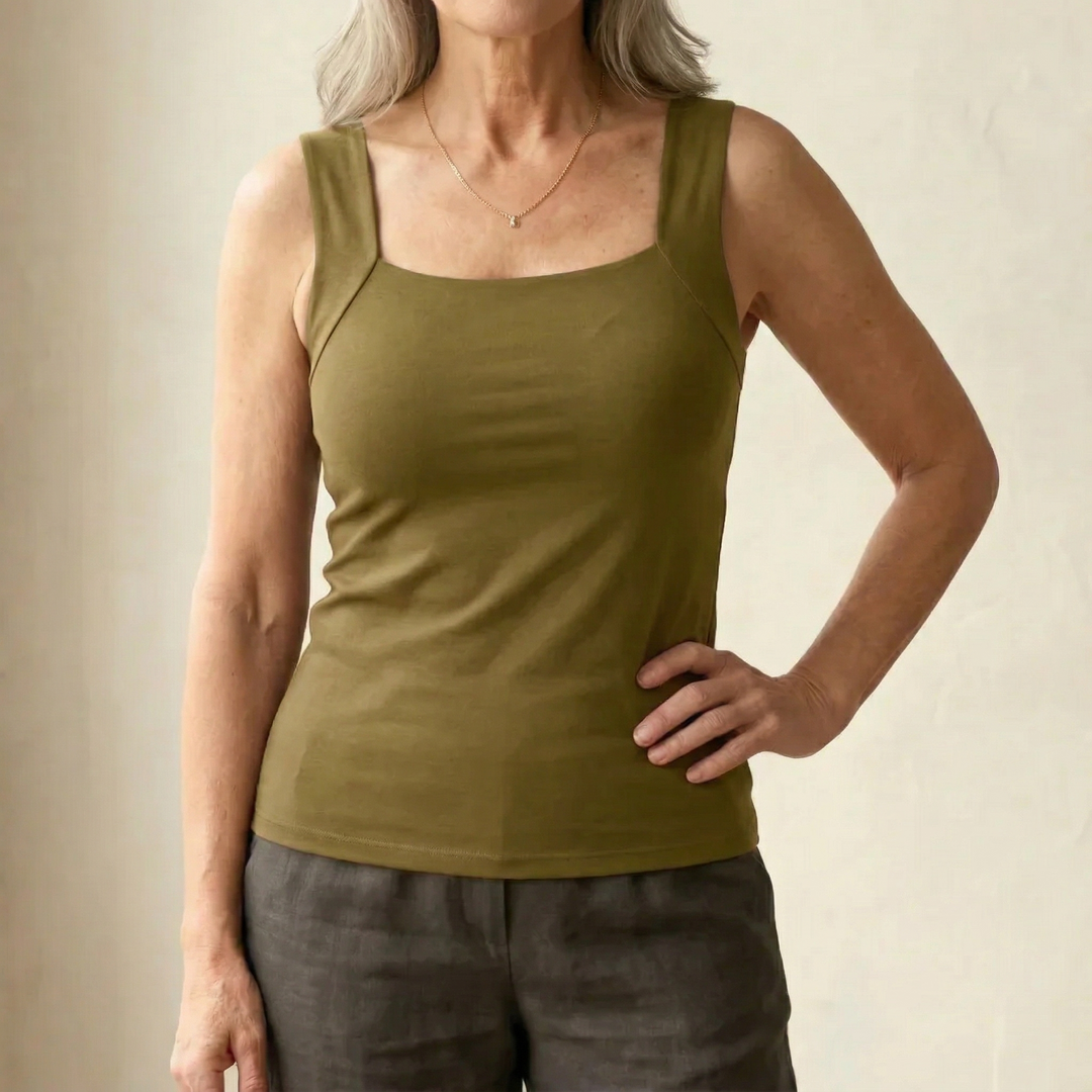 Elara| Built-In Comfort Bra Tanktop