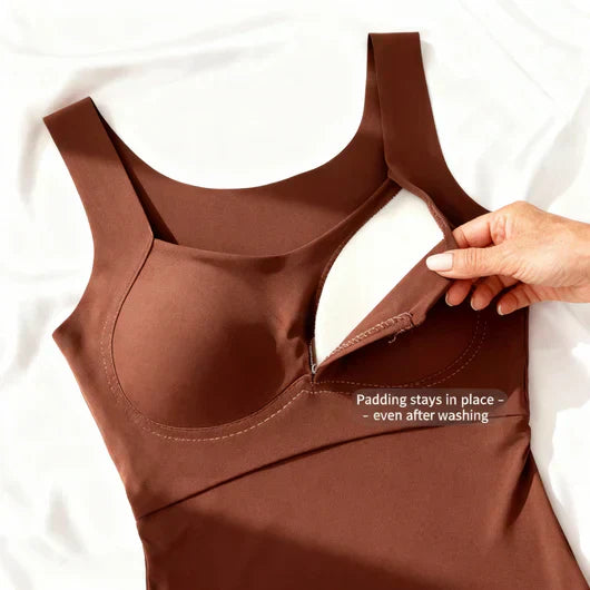 Elara| Built-In Comfort Bra Tanktop
